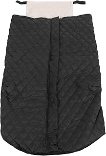 Wheelchair Blanket, Lightweight Wheelchair Blanket with Zipper and Villus, Wheelchair Cover for Adults Wheelchair Cosy Wheelchair Warmfor The Aged Patient(black)