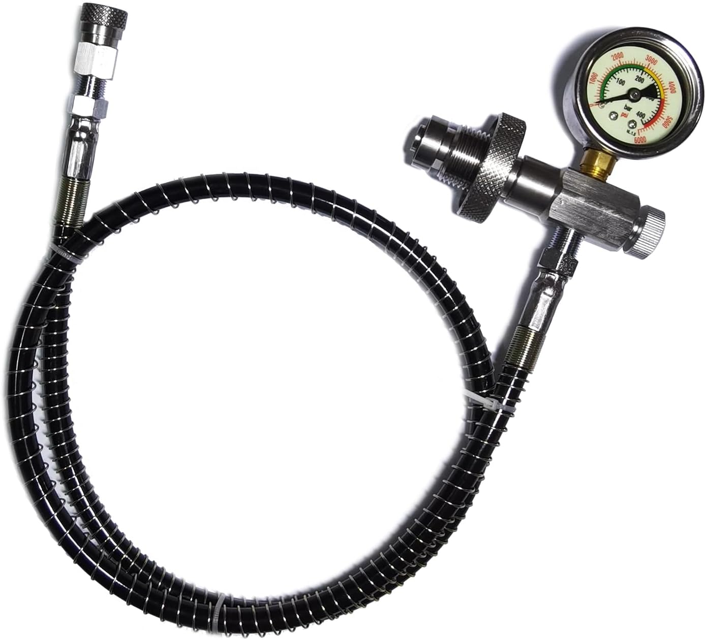 Aopkeo PCP Diving Paintball Tank Fill Station DIN G5/8 Refill Connector Stainless