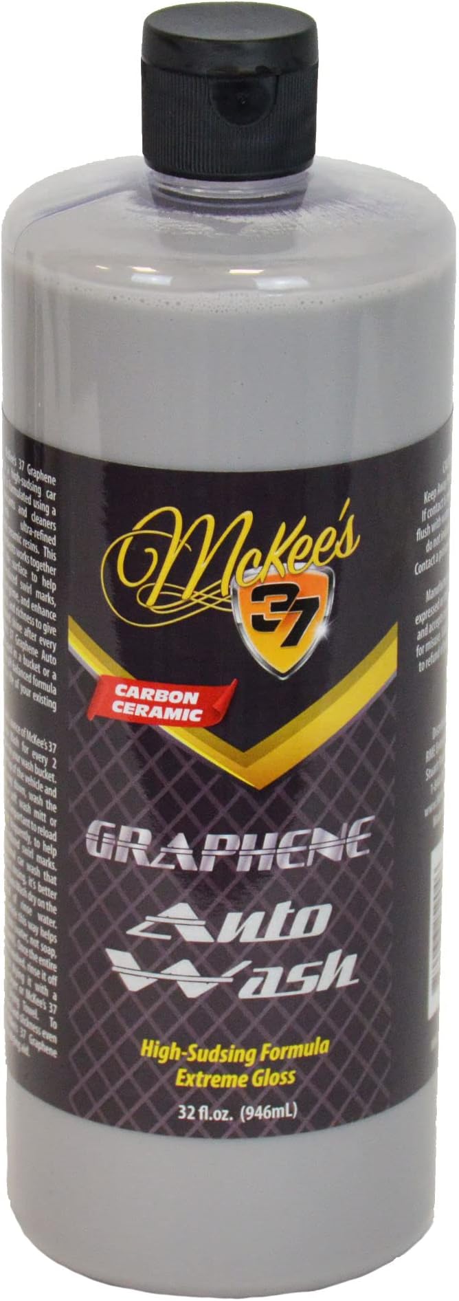 McKee's 37 Graphene Auto Wash (High-Sudsing Snow Foam Car Soap), 32 fl. oz.