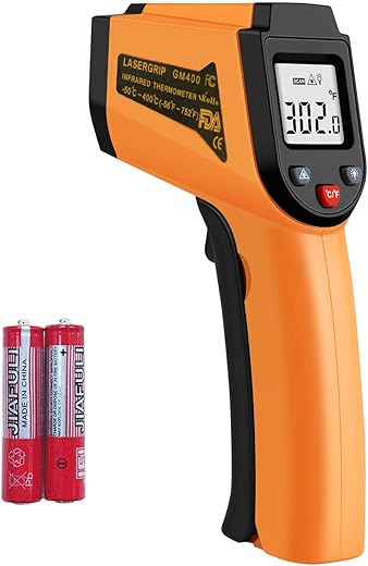 YIHANGQICHE Infrared Thermometer - Non-Contact Digital 752°F