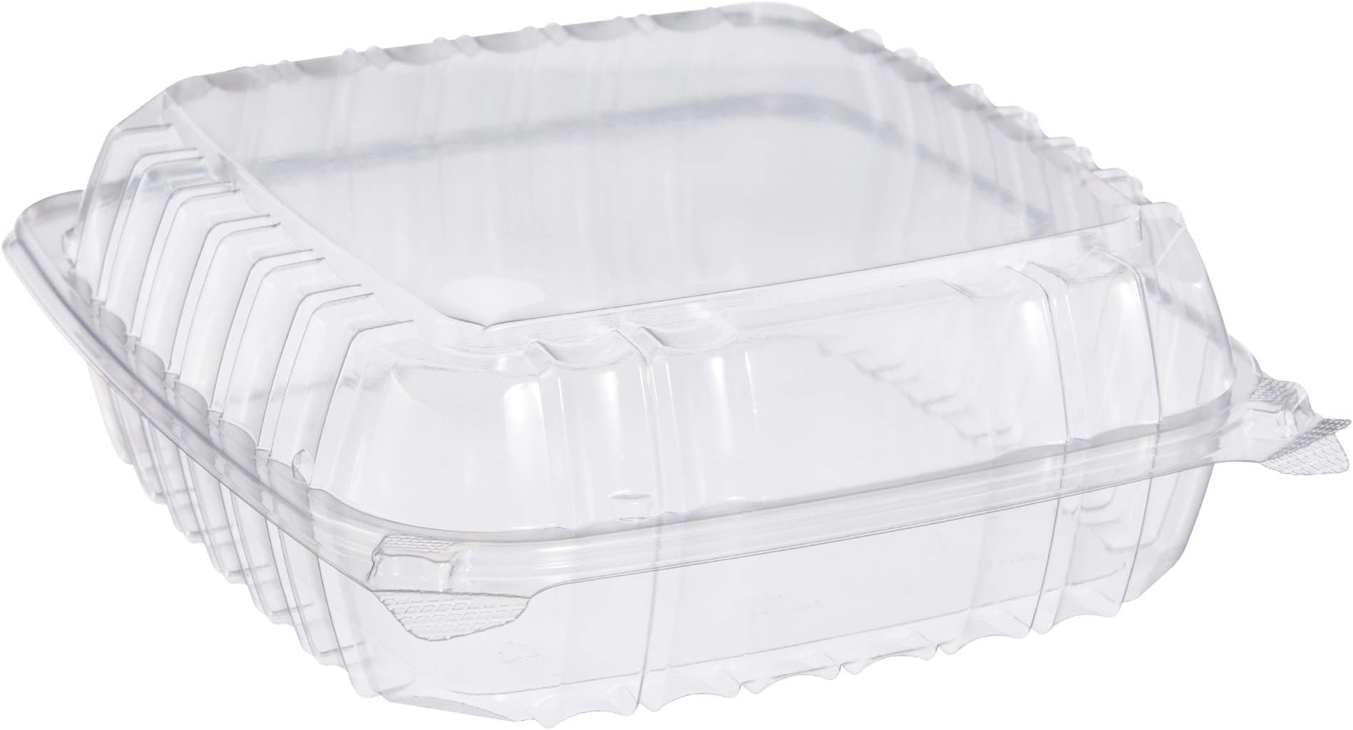 Dart C95PST1 OPS Lg Clear Hinged Container, 8.9 X 9.4 in (Case of 200)