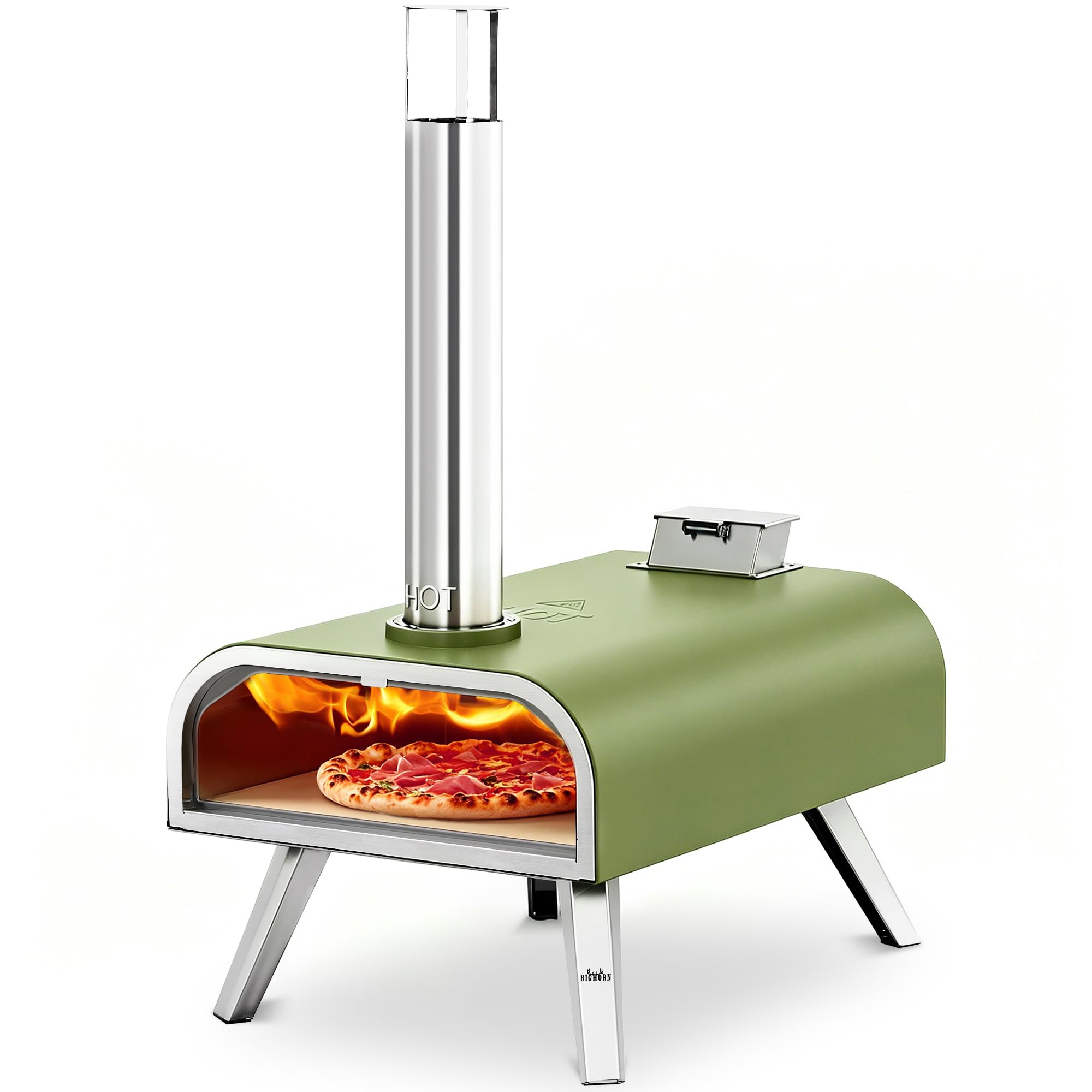 BIG HORN 16 inch Multi-Fuel Outdoor Pizza Oven