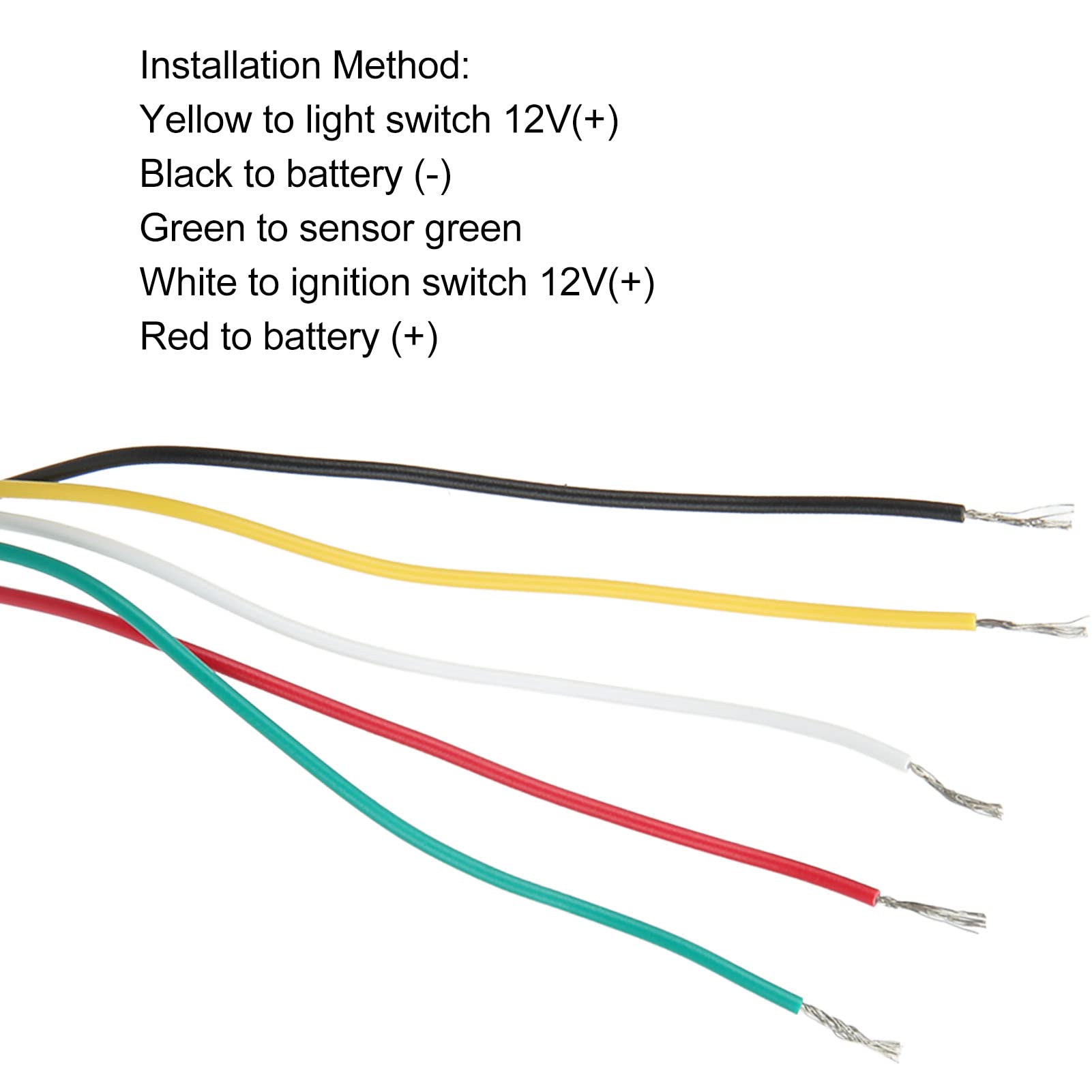Tachymètre à Pointeur, 0-8000RPM Tachymètre 52mm Tacho Jauge Bleu LED Rétroéclairage pour 4 6 8 Cylindres Essence Voiture