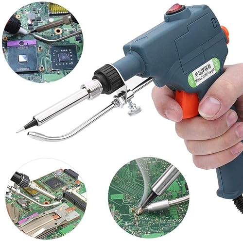 Miniatura 2 de Kit de pistola de soldadura de 80 W, pistola de estaño de envío automático, herramienta de soldadura de mano, calentamiento interno para