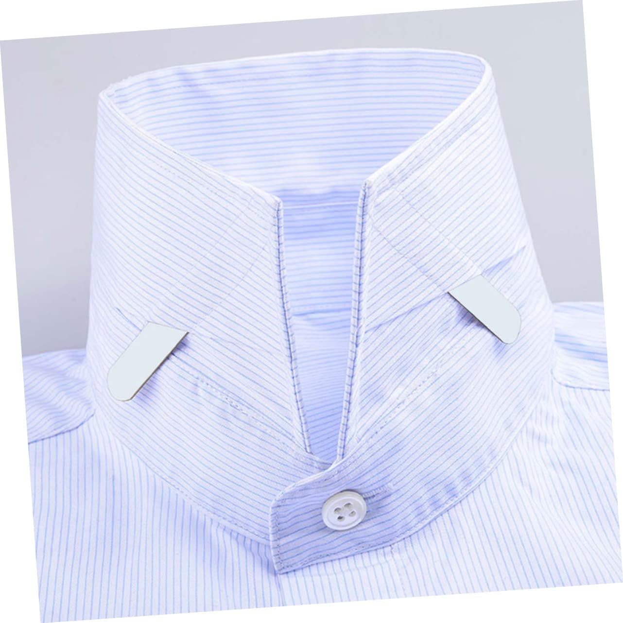 400pcs Dress Shirt Collar Stays Inserts for Men PET Collar Protectors Adjustable Support for Formal Wear