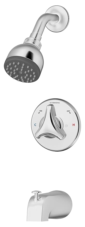 Symmons 9602-P-1.5 Origins 1-Handle Tub & Shower Faucet, Chrome