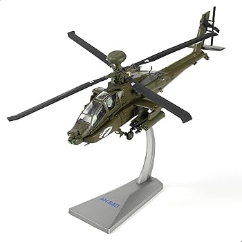 Amazon.co.jp: NUOTIE 1/72 アパッチ AH-64A 金属武装ヘリコプター