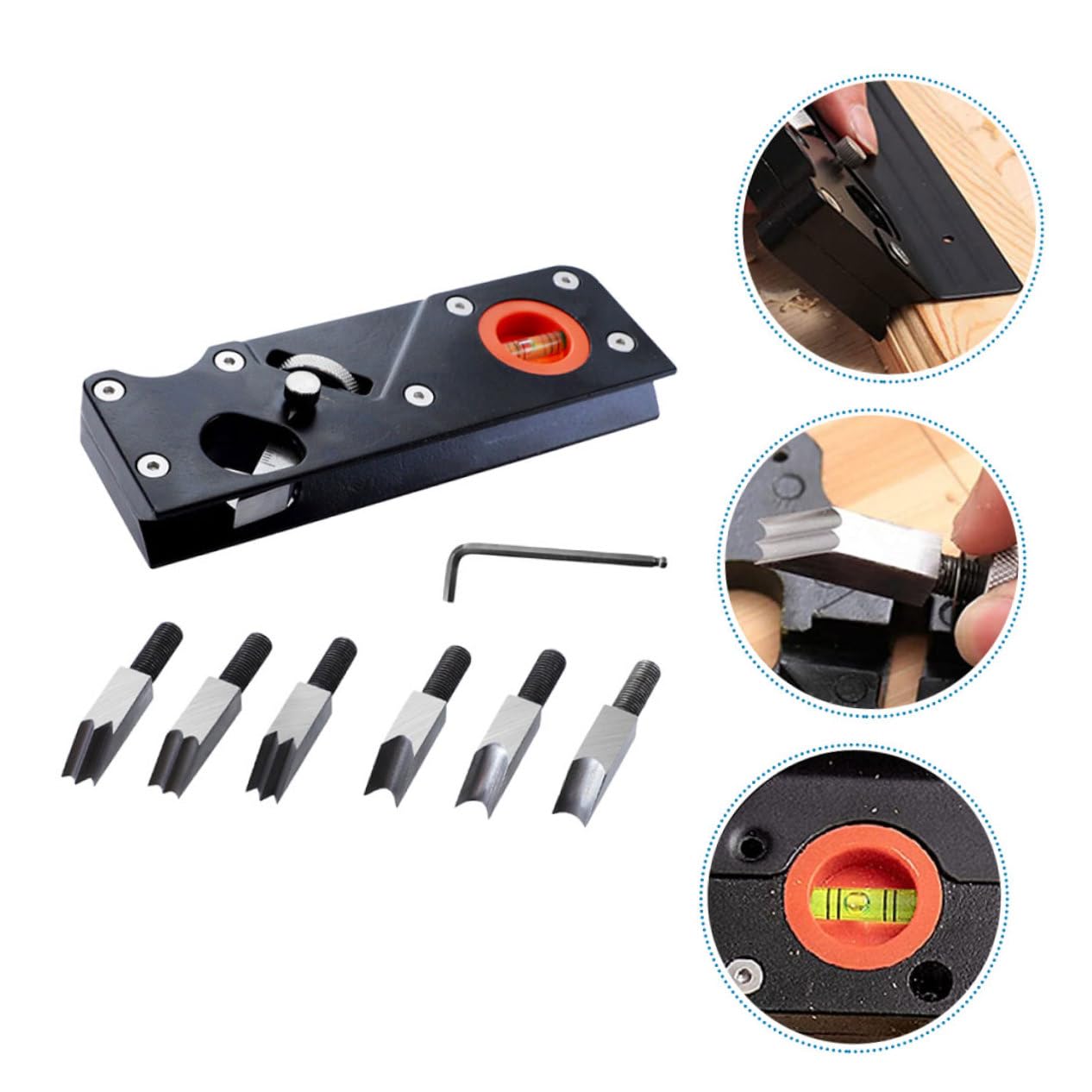 Uonlytech Pialla Per Falegname Piallatura Smussata Per Legno Pialla Per Rifinitura Utensile Manuale Per Carpentieri Adatto Diverse Esigenze Di Lavorazione Del Legno