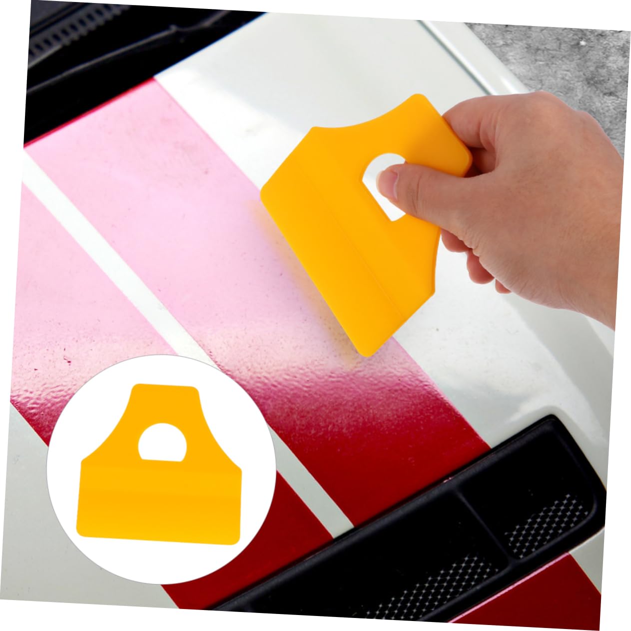 Hemoton Car Film Scraper Set Pcs Spatula Vinyl Tool Automotive Spatula Car Decal Applicator Tool Squeegee Soft Material