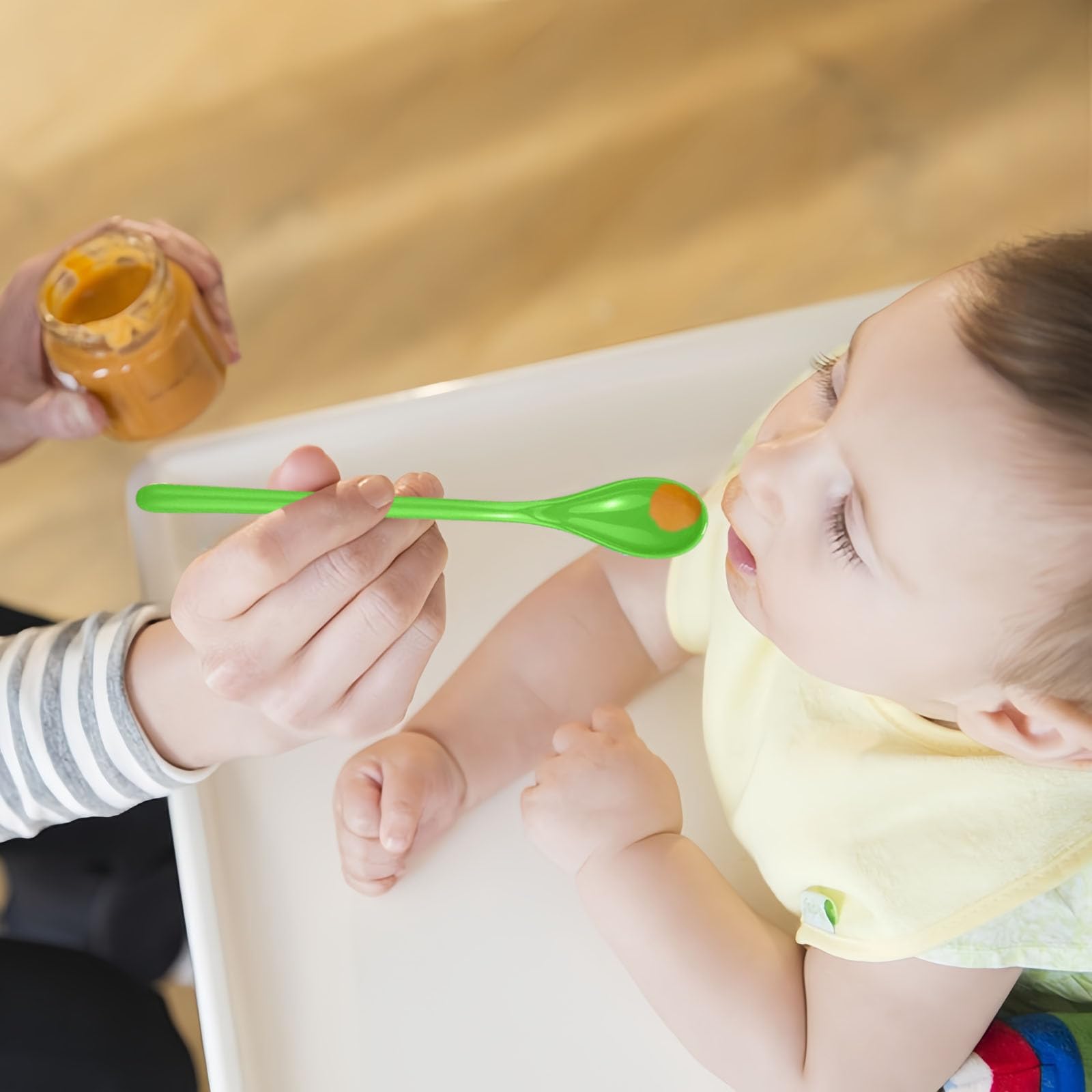 12 cucharas de huevo, cucharas de plástico para huevos, cucharas largas de plástico, cucharas largas de helado, cucharas largas de yogur, para cocina, café, bebidas, huevos, helado, yogur, 12 unidades