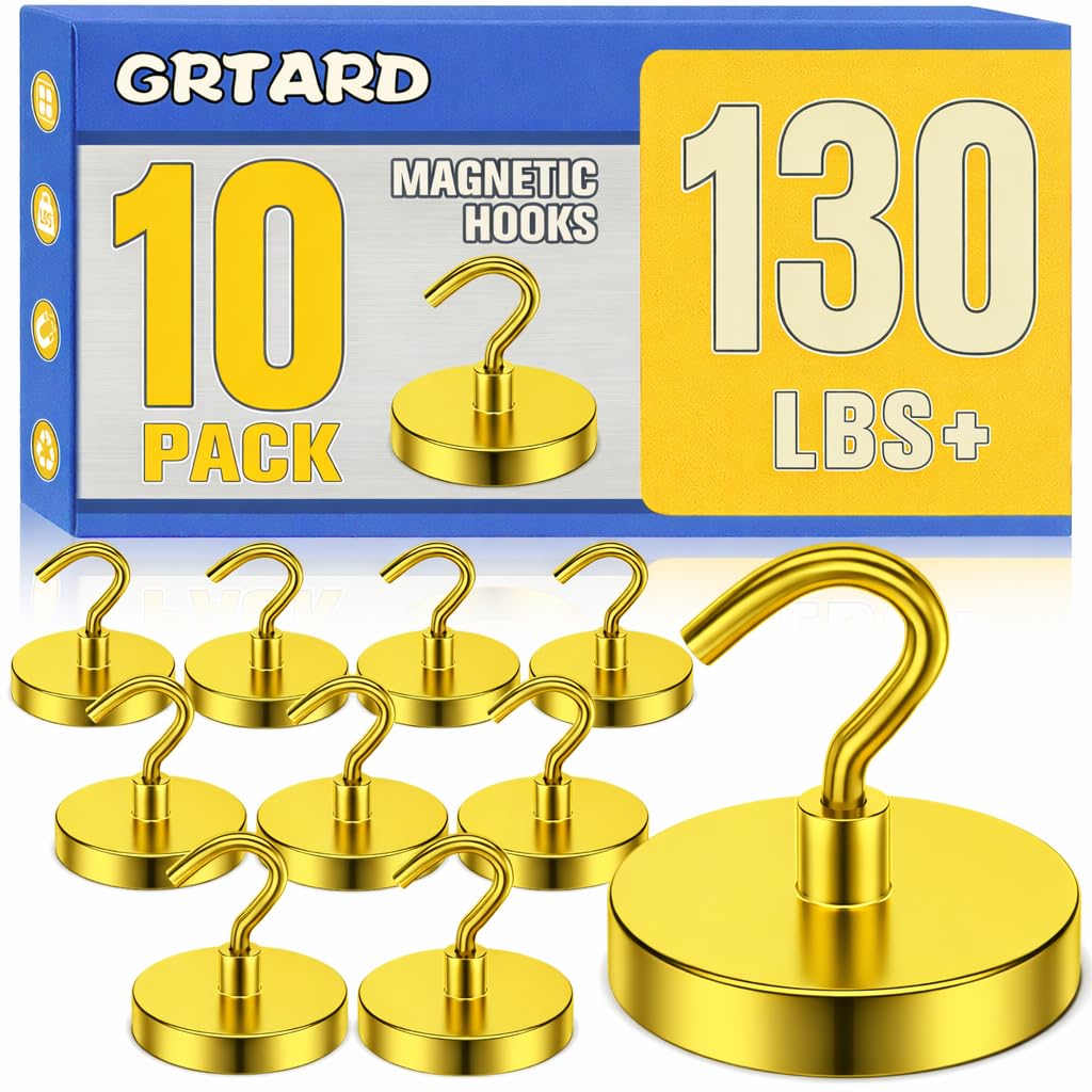Heavy Duty Magnetic Hooks - 20 Pack -13 Heavy Duty Magnetic Hooks - 20 Pack -13