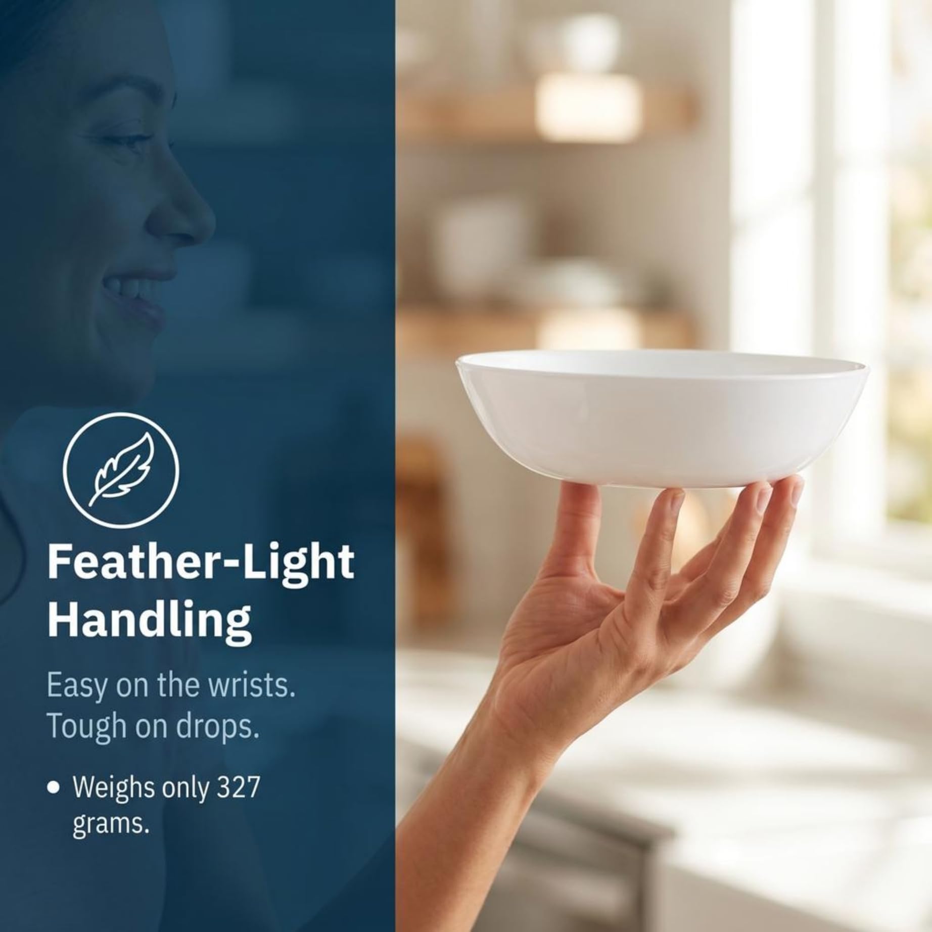 Amazon.com: Corelle 4-Pc Meal Bowls Set Service for 4, Durable and