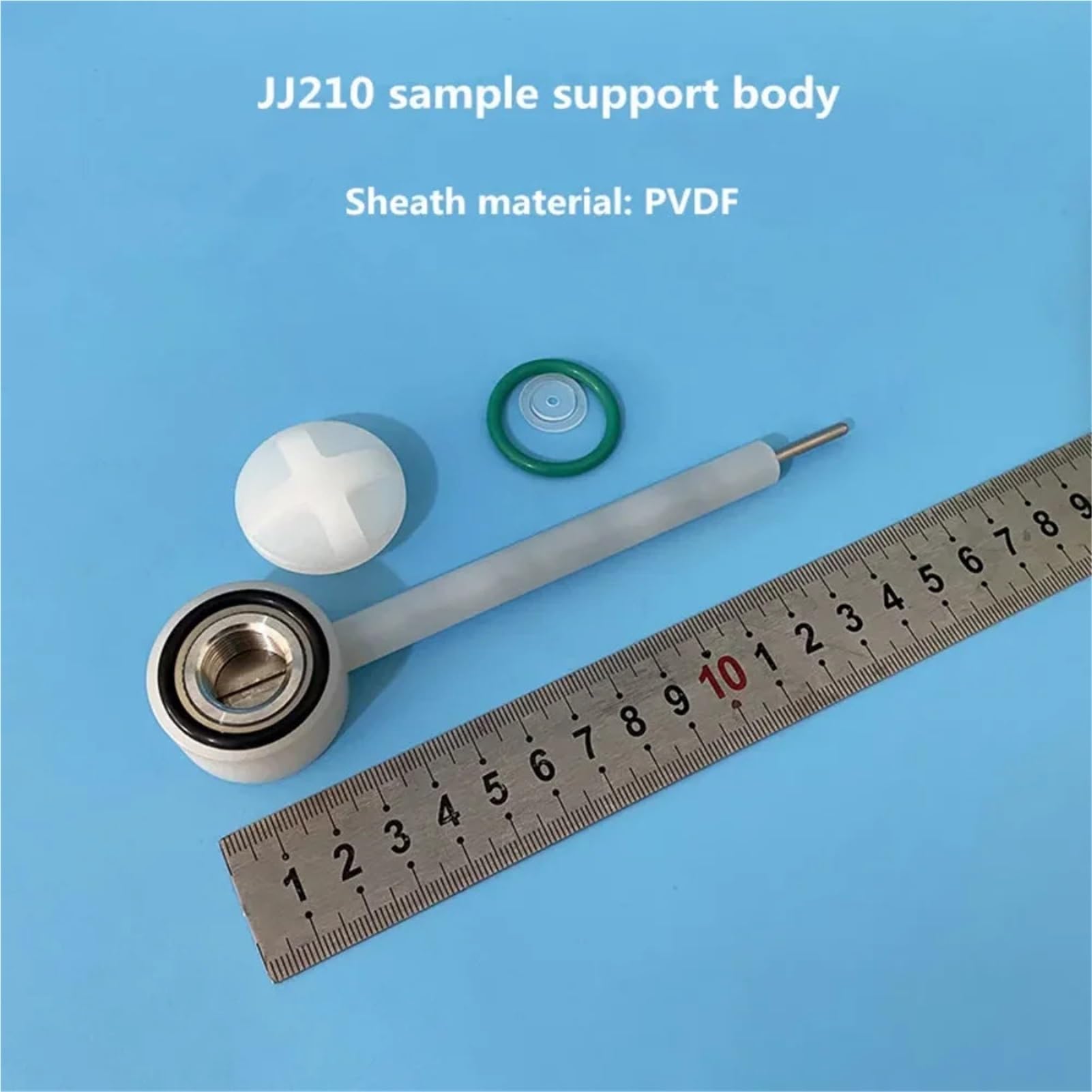 sujeniir JJ210PVDF Sample Support Body, Interchangeable Electrode Holder, electrochemical Sample Holder, Working Area 1cm².