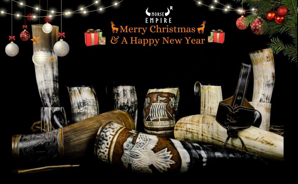 Viking Ox Horn – 16oz, 100% Authentic, Hand Engraved Runic Dragon with Pyrography Medieval-Style Horn for Cold Beverages, Food-Grade Gift for Men & Women, Perfect for Mead & Beer Cup… - Image 6