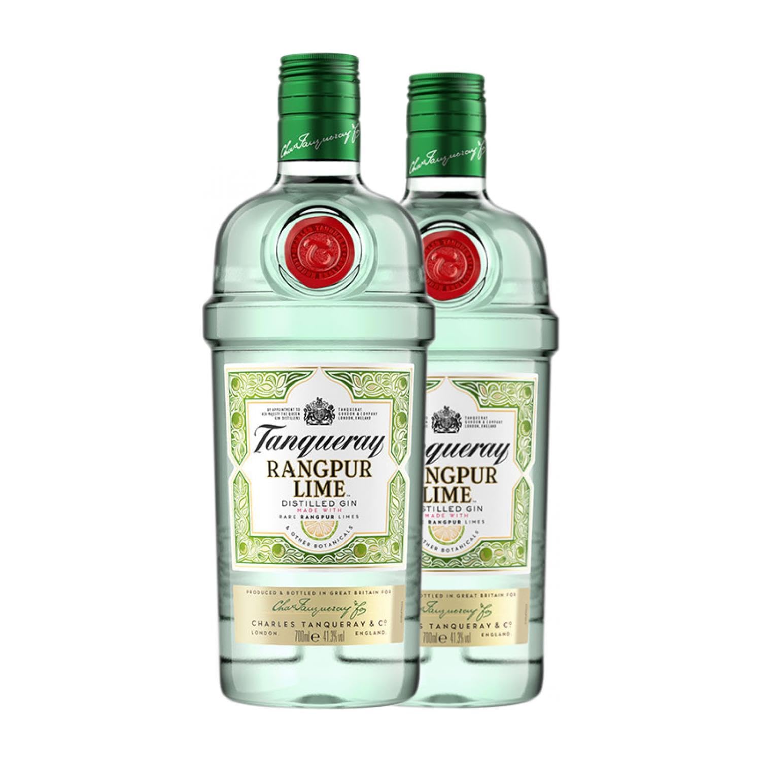 Ginebra Tanqueray Rangpur Lime Gin 70 cl (Caja de 2 Botellas de 70 cl)