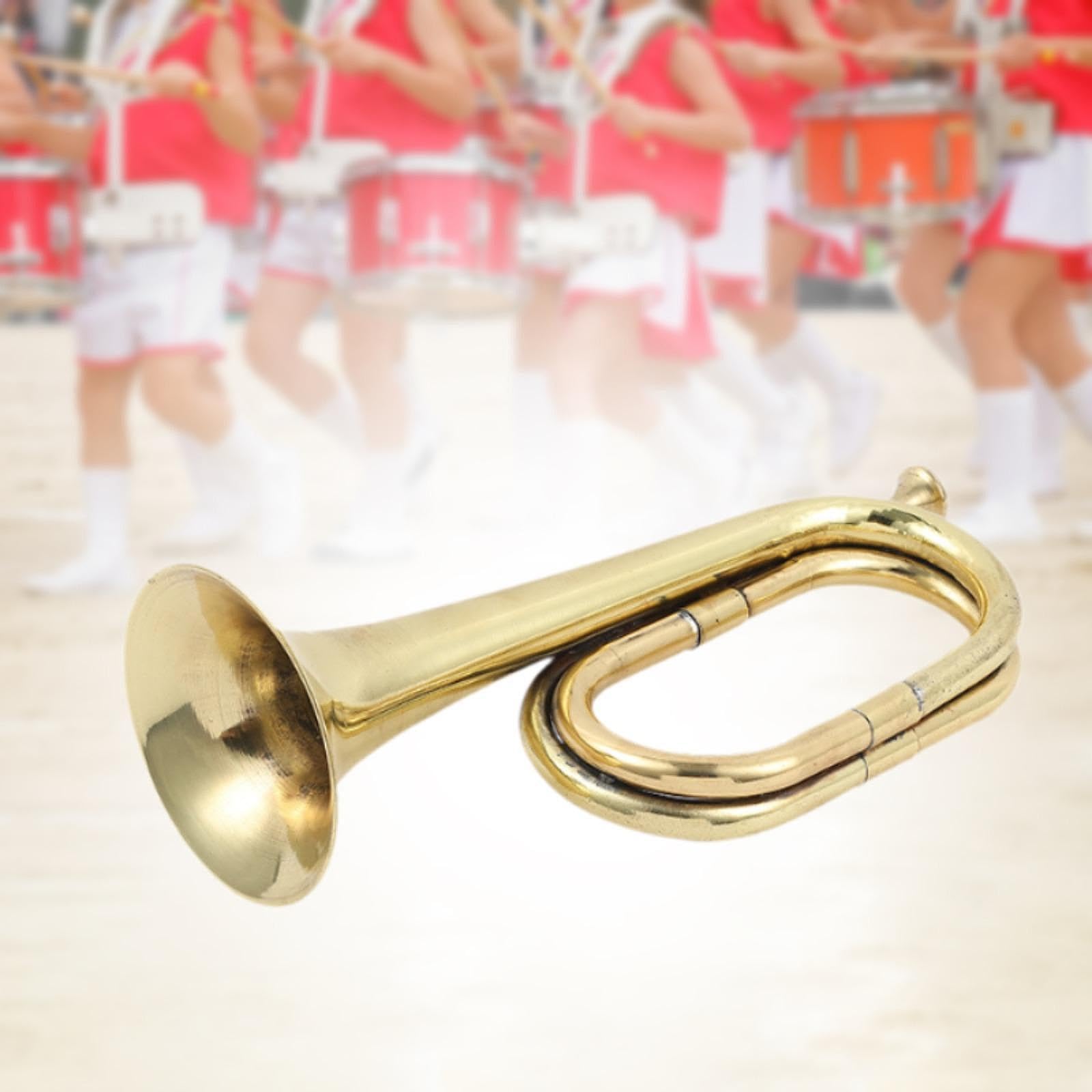 F Fityle Trompette en cuivre massif pour orchestre et enfants, or