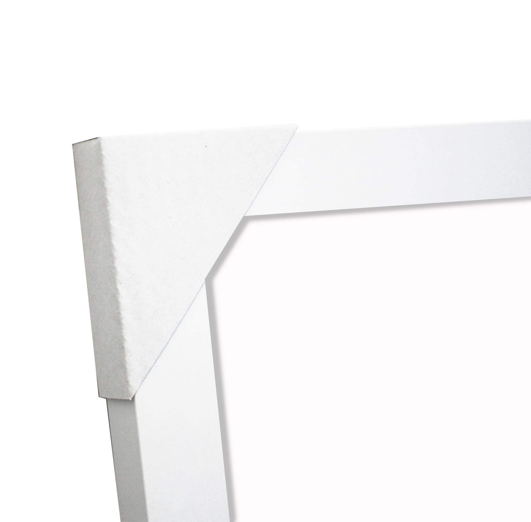 Close Up XXL Marco para pósteres 80x120 cm blanco Premium Marco de MDF con vidrio de PVC Marco gigante para fotos