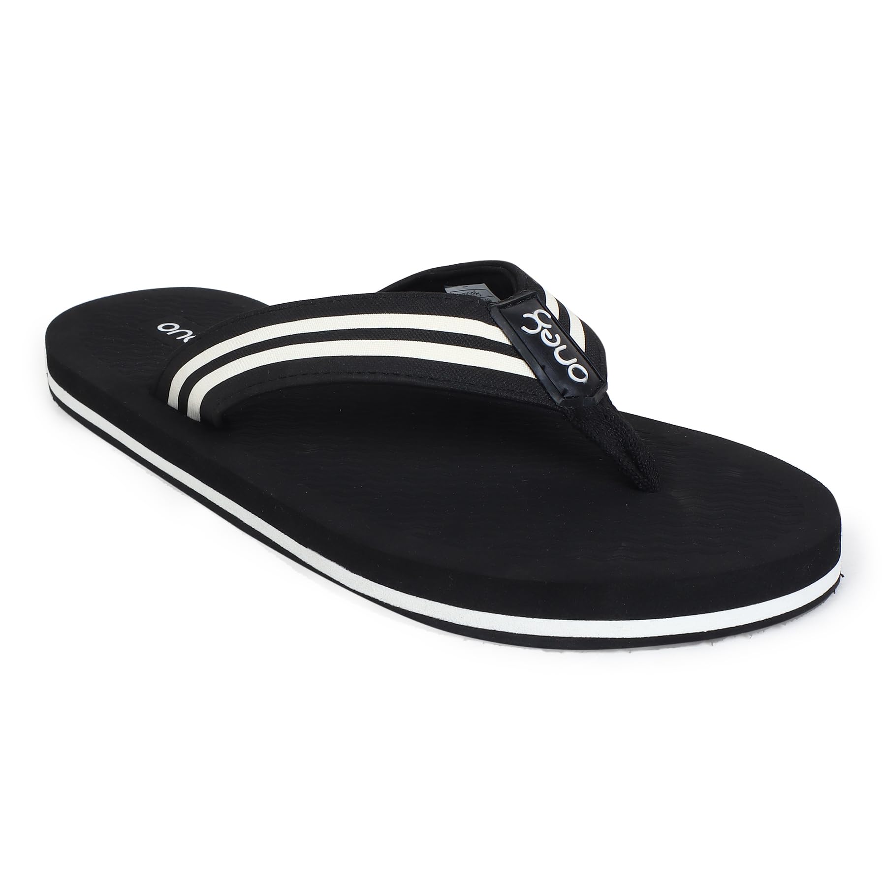 ONE8 Virat Kohli Men Anti-Skid Tuffline Outsole Comfort Footbed Water Resistant Light Weight Flip-Flop | Black (B0DC7YTRNS) Amazon Price History, Amazon Price Tracker