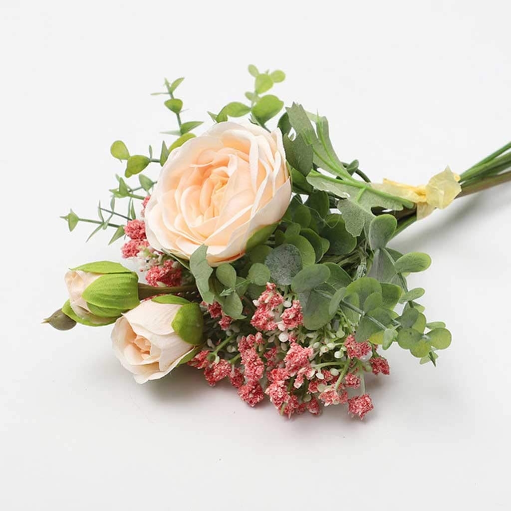 Fleurs artificielles bouquet hybride haut de gamme décoration mariage JFDBGU