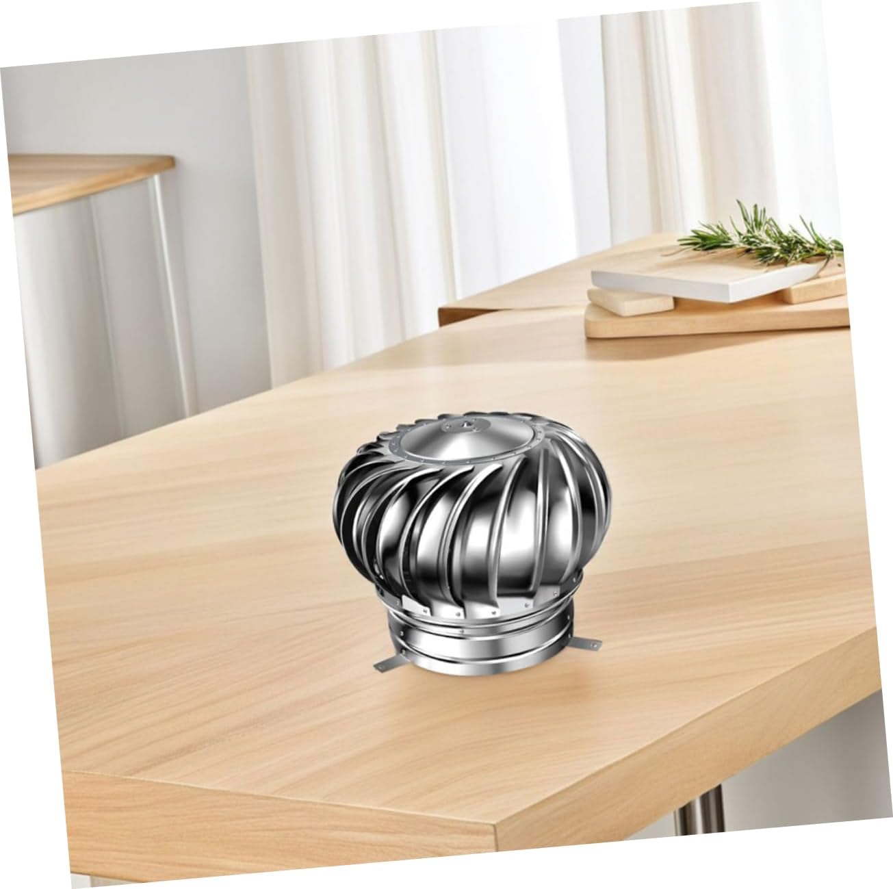 Uonlytech Non-Powered Stainless Steel Roof Vent Turbines for Efficient Attic Air Ventilation Easy Installation Rain and High Airflow Performance for Homes and Farms