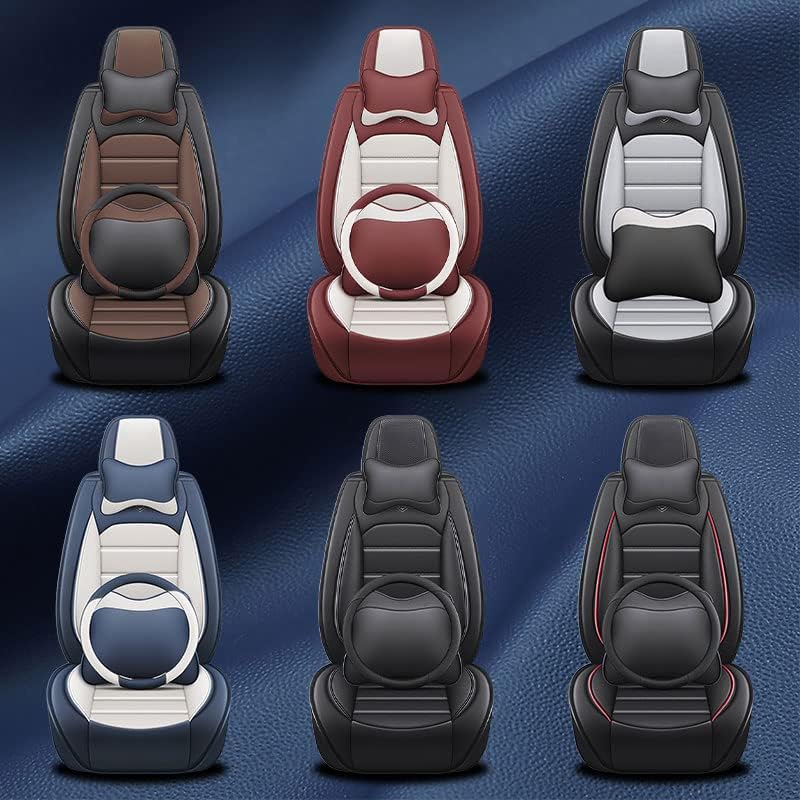 Miniatura 7 de JOJ Fundas de asiento de automóvil para Volvo XC40 2019-2023, 2 fundas de asiento de automóvil, antideslizantes, impermeables, transpirables, de