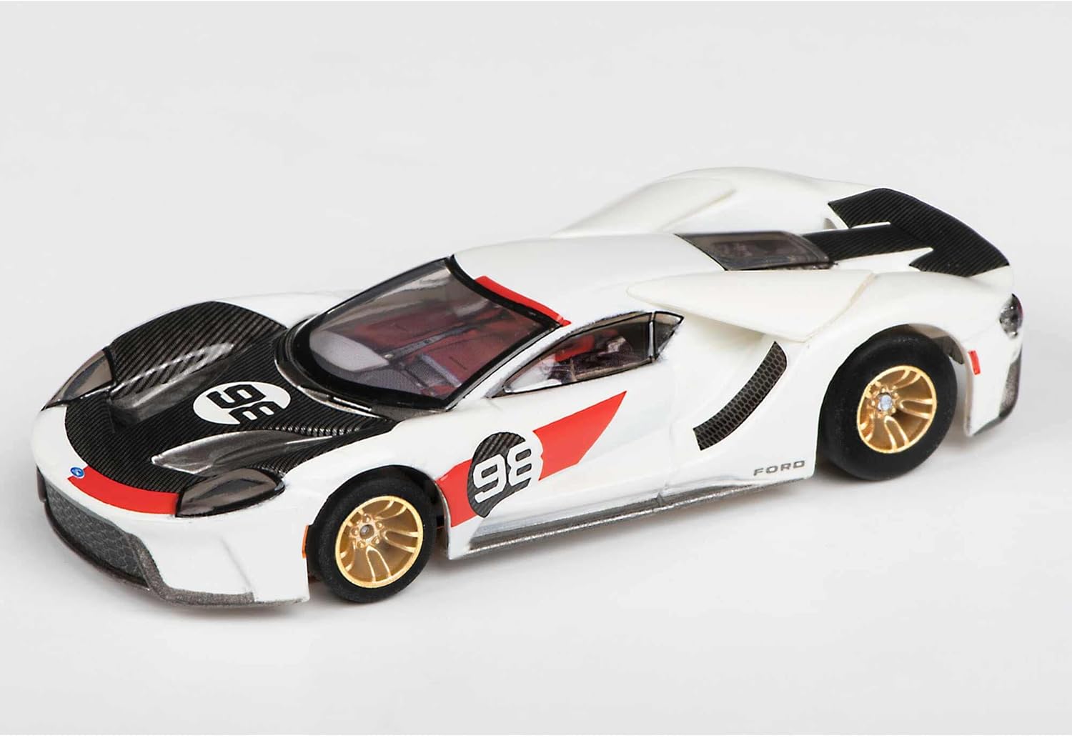 AFX/Racemasters Mega G+ Ford GT Heritage #98 AFX22044 HO Slot Racing Cars