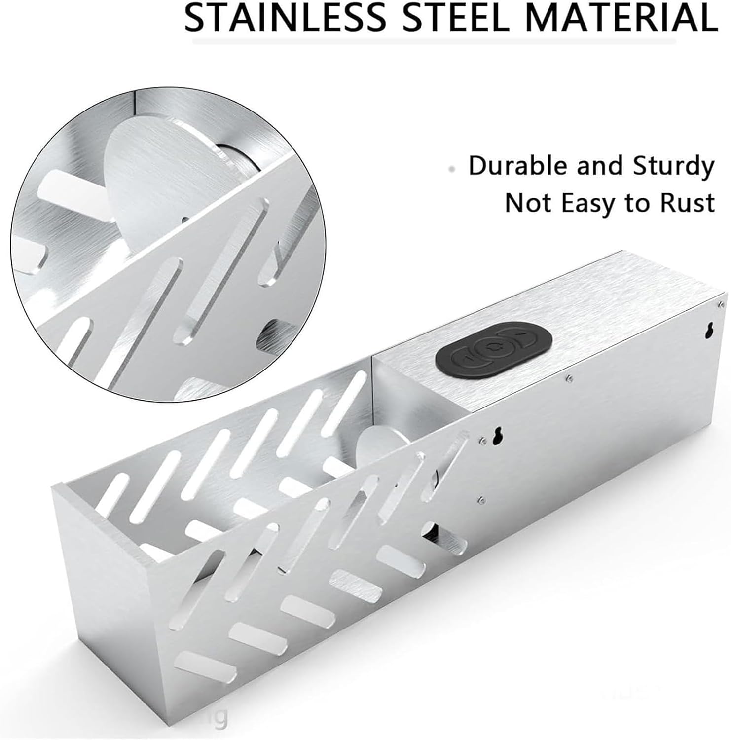 Electric Metal Can Crusher, Automatic Can Crusher Recycling, Wall Mounted Can Smasher with One Click Cycle, for 12/16oz Aluminum Gas, Soda, Beer Cans, Plastic Water Bottles