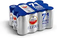 Amstel Ultra Cerveja Puro Malte, Pack 12 Latas 269ml