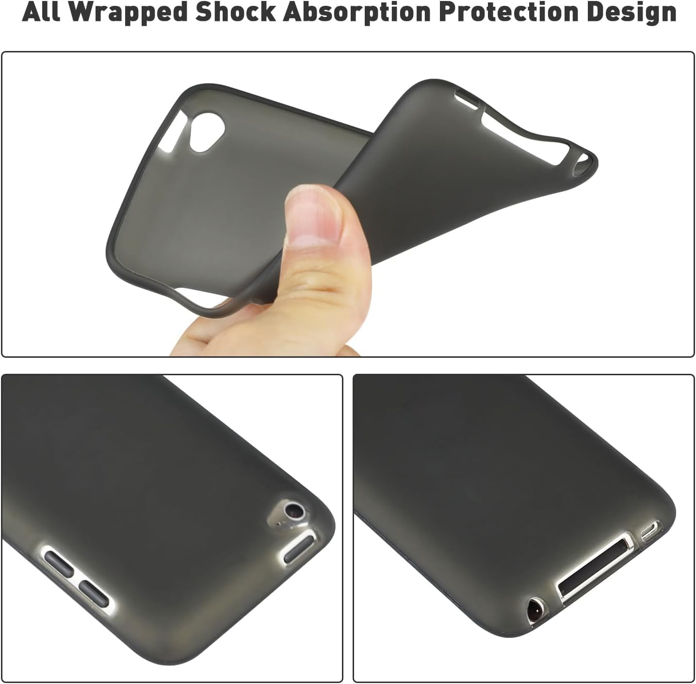 Amazon.com: Baeruuss Case for iPod Touch 4th Generation, Soft TPU