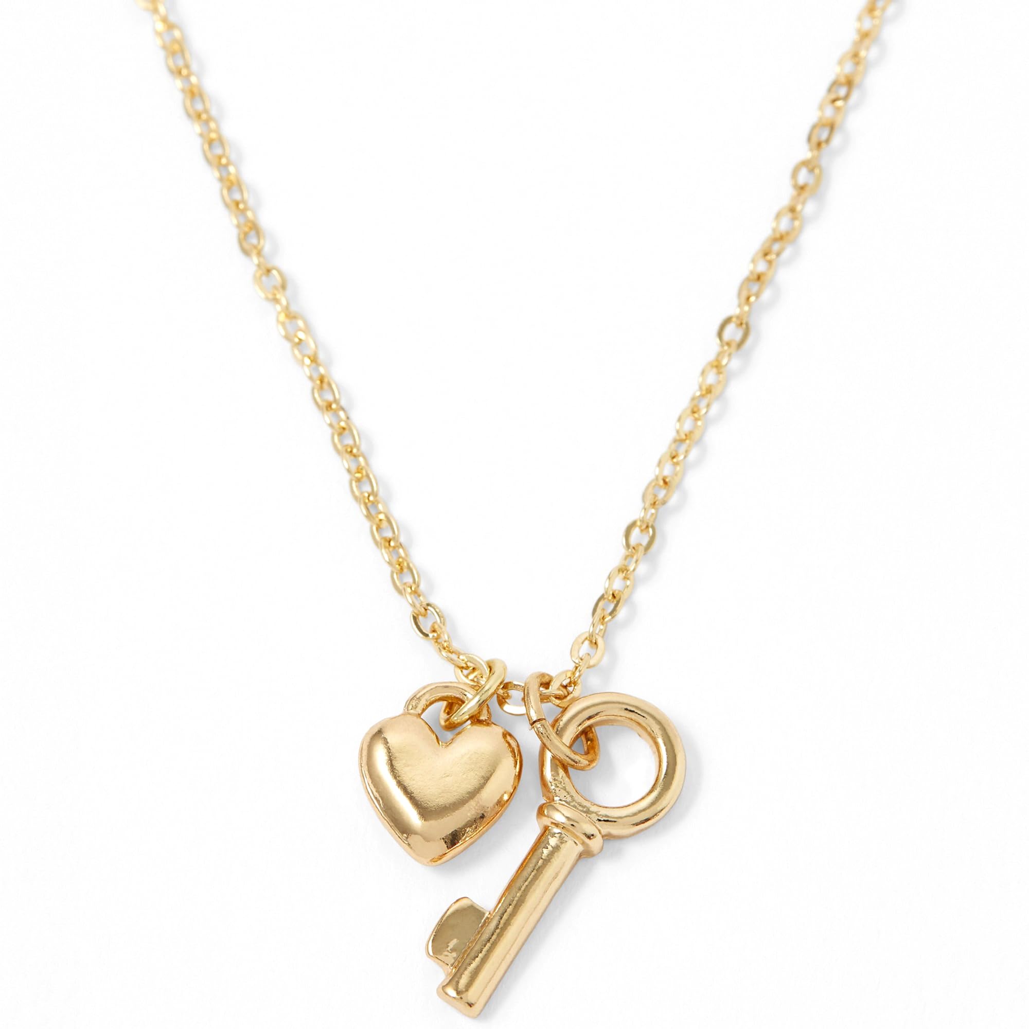Accessorize London Western Heart And Key Chain Pendant Necklace for Women & Girl (B09HGJGL4K) Amazon Price History, Amazon Price Tracker