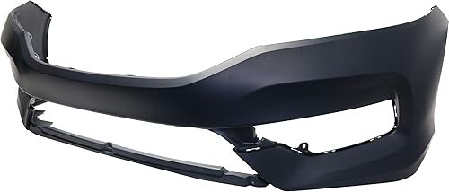 Miniatura 3 de Evan Fischer Cubierta de parachoques delantero imprimada compatible con Honda Accord Sedan 2016-2017 - Para modelos sin sensor de estacionamiento -