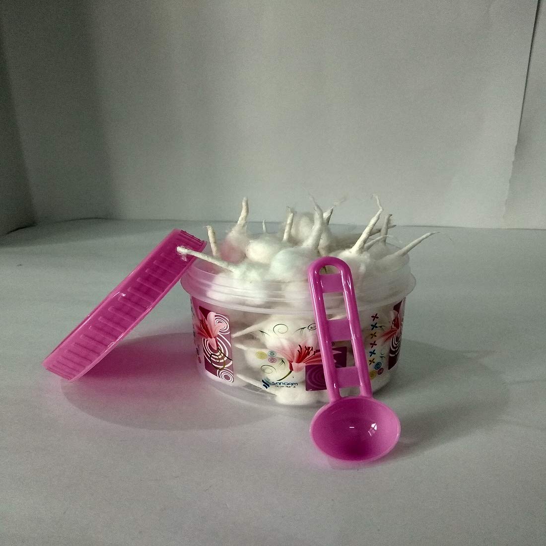 Pooja Samagri Cotton Wicks, Diya Bati, Jyot Cotton, Organic Batti, Pure Puja Baati, Round Cotton, Lambi Batti, Long Wicks, Kesar batti, White Color, for Puja, Prayer Color (1000 Wicks)