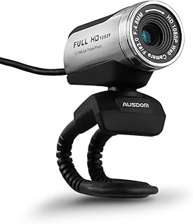 AUSDOM® AW615 12.0M 720P/1080P HD Webcam with Microphone, Web Camera for Laptop/Desktop,Auto Exposure, Streaming Webcam for Skype / Conference / Zoom / Studying / YouTube