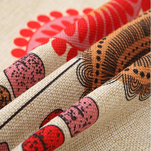 Freeas Federa per piante tropicali in lino di