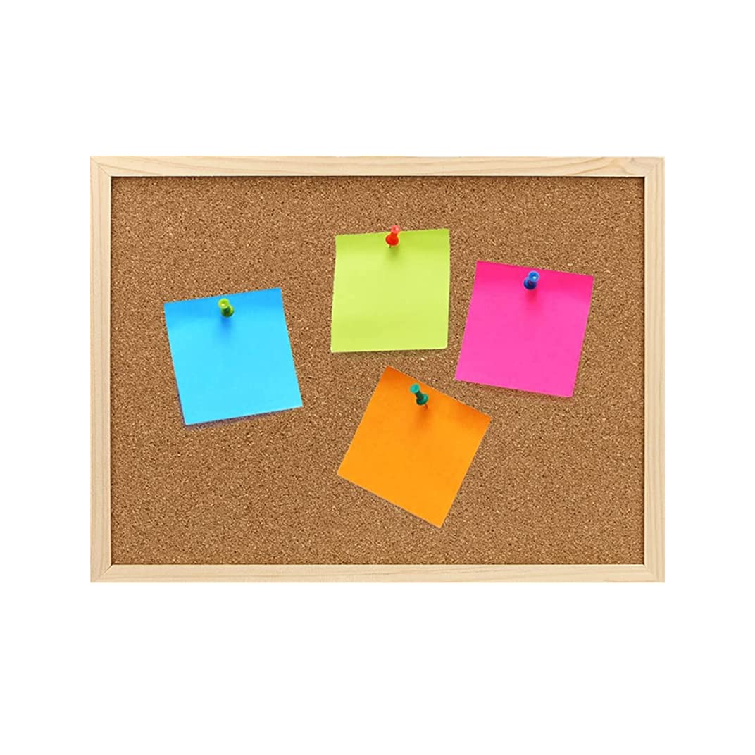 Bacheca In Sughero Franken 40x30 Cm - Doppia Faccia, Cornice Legno Naturale - Foto 3