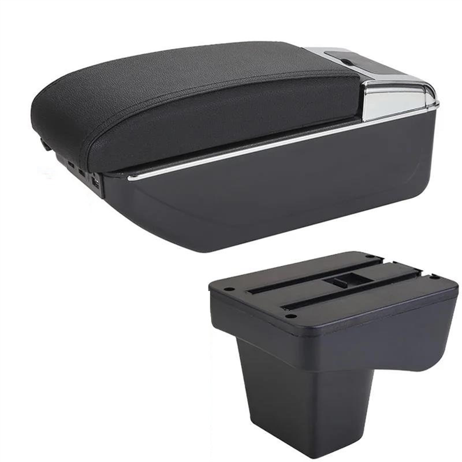 Noheeu A2 Black Line 7Usb Car Interior Accessories Center Console Storage Box Multi-Function Armrest For Vitara