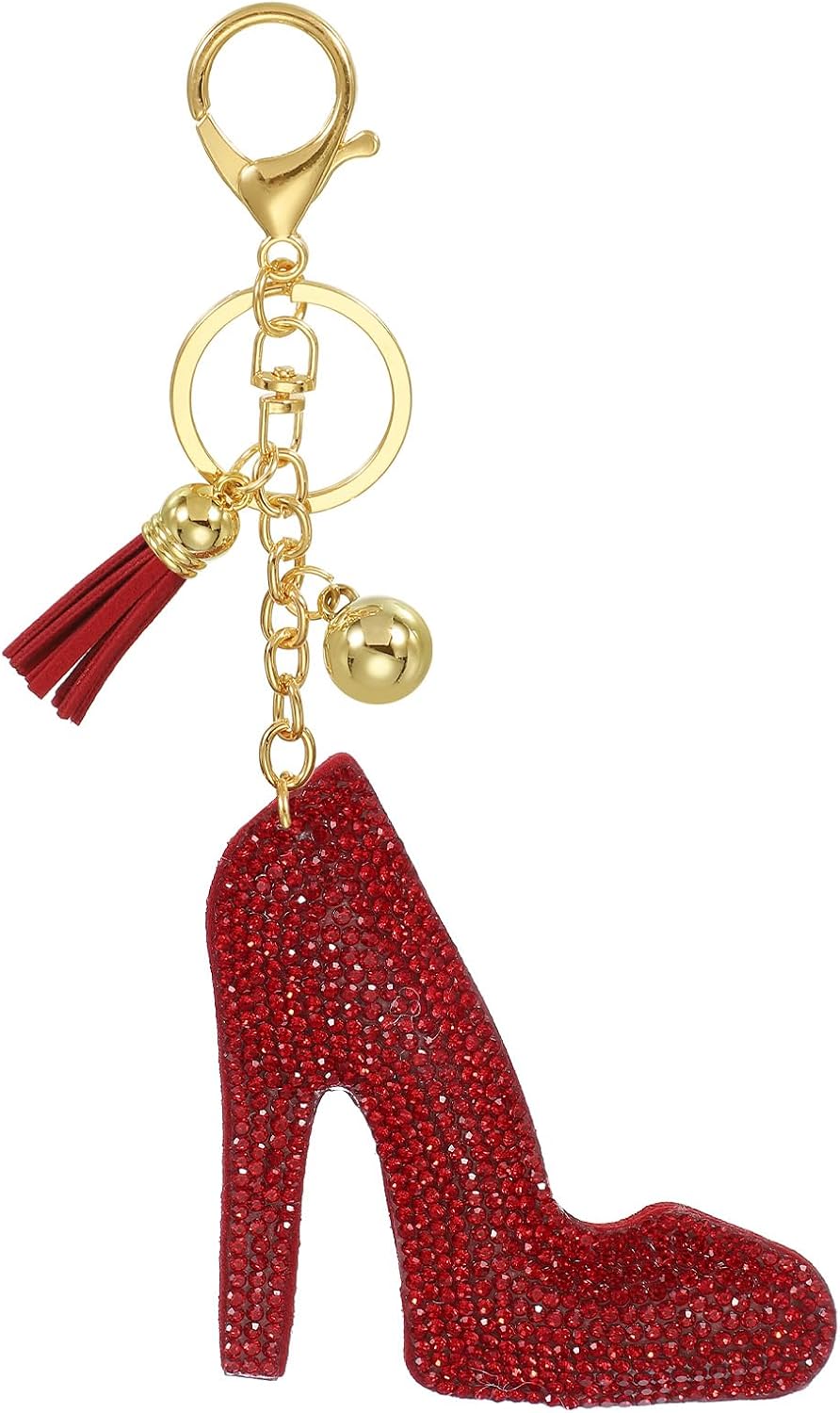 PATIKIL Rhinestone Keychain, Bling Keychain Accessories Crystal Key Chain for Women Purse Charm Bag Charm