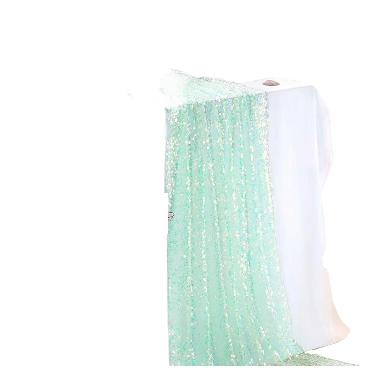 L6NqIAG Sequin Tablecloth Glitter Sequin Tablecloth Table Runner Party Wedding Holiday Decoration Cloth(Color 4)