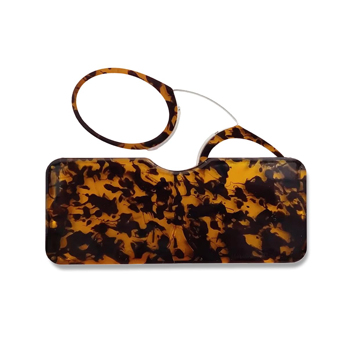 COVESATO Mini Nose Clip Bügellose Lesebrille mit Universal Kompaktetui für Damen & Herren,Ärmellose Unisex Ultraleichtes Monokel Lesehilfe