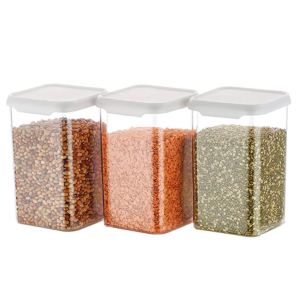 Buy Rip Plastic 1100 ML Square Storage Box, Unbreakable Storage Jar