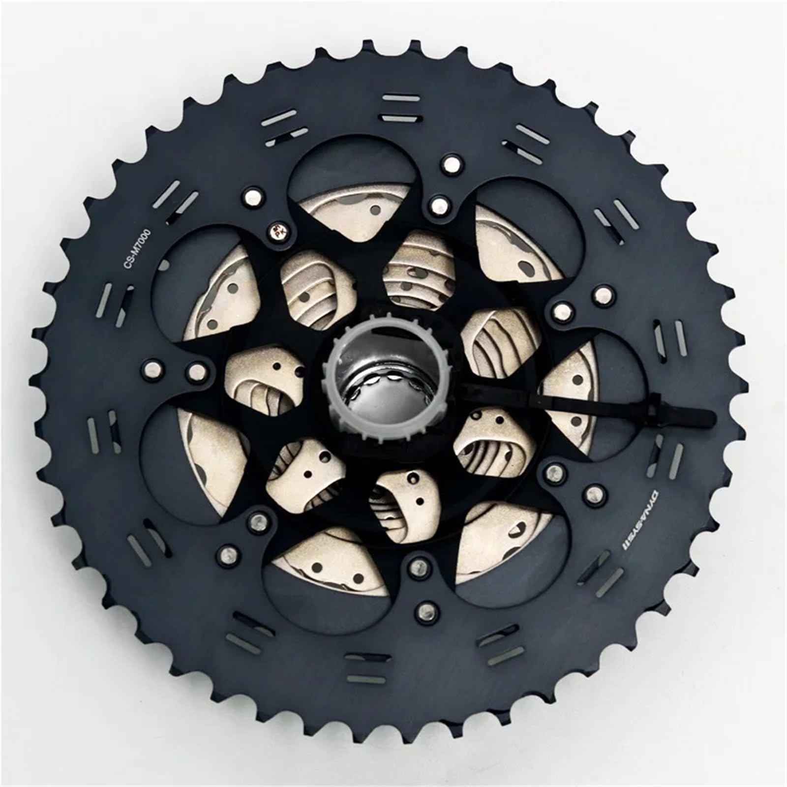 Cassette para Bicicleta Compatible con piñones libres Shimano SLX CS M7000, 11-40T, 11-42T y 11-46T, para bicicleta de montaña, piñón de cassette MTB 11S. cubierta bloqueo piñón libre(11-42T)
