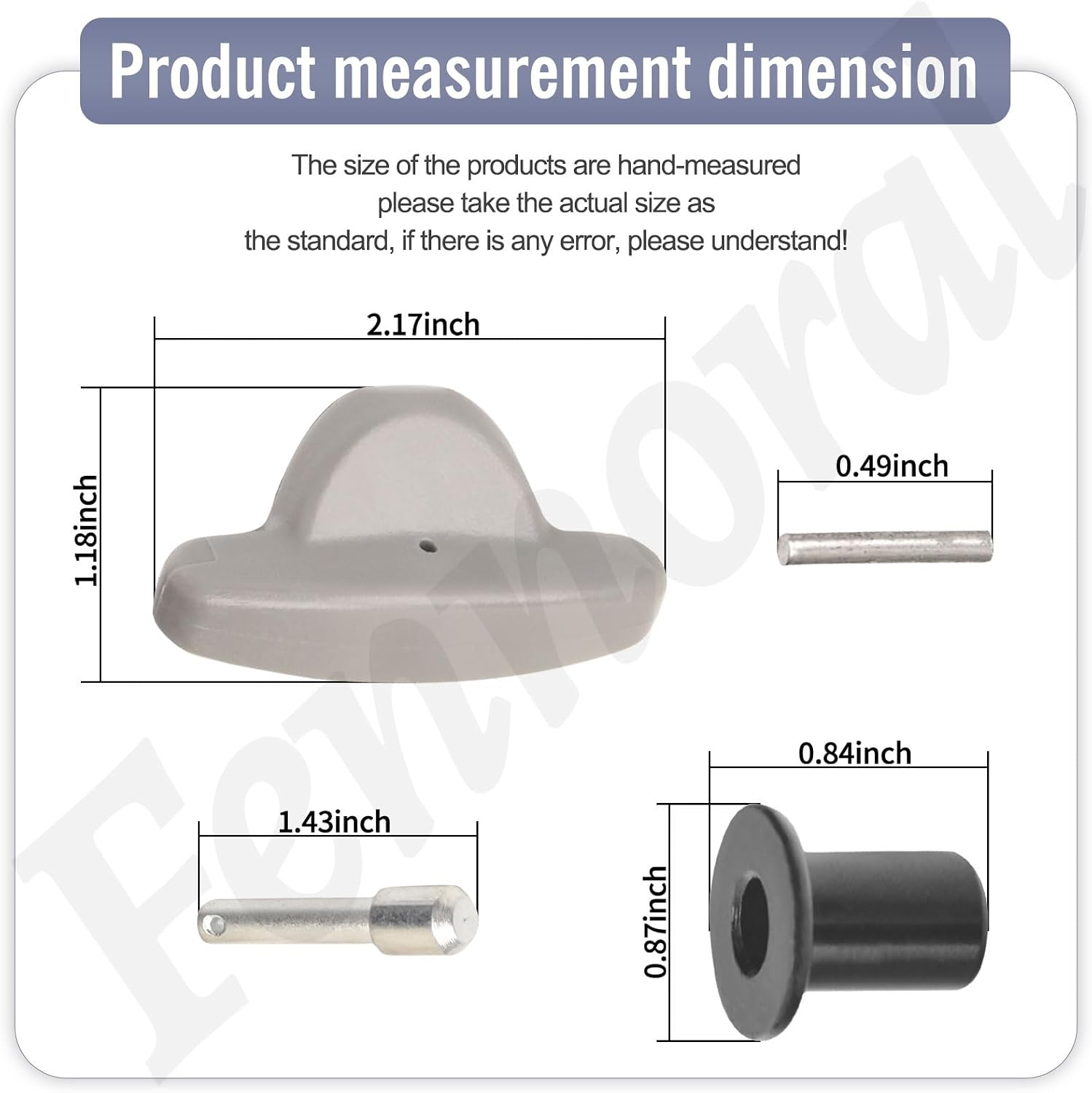 Fennoral 2 Pack 06530-VL0-315ZA Handle Adjuster Kit for Hon-da Self Propelled 21" 22" Mower, Fits Model HRX2175VKA HRR2168VKA, Replaces 06530-VL0-305