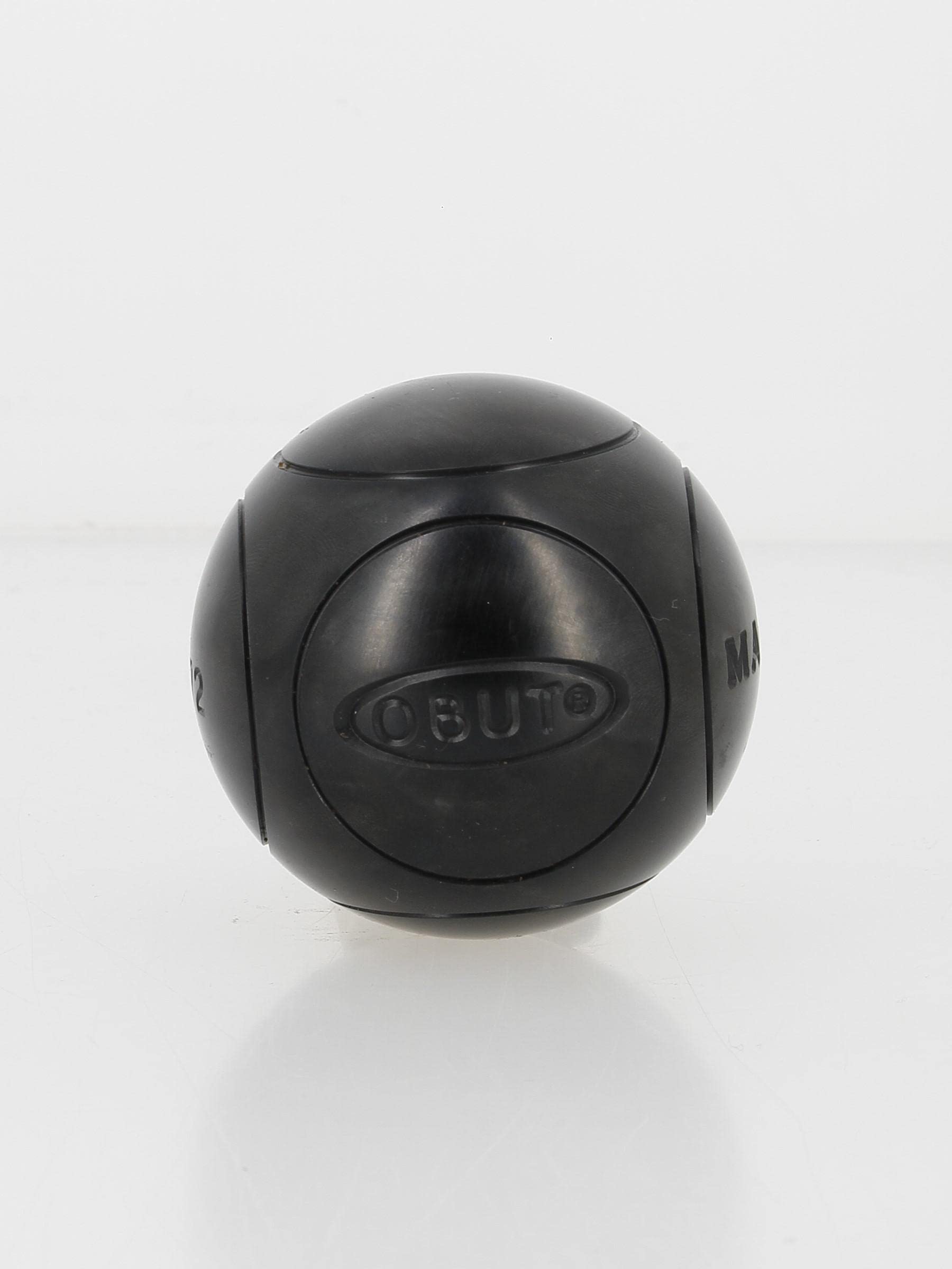 Obut Match Noire 73 mm Boules de pétanque