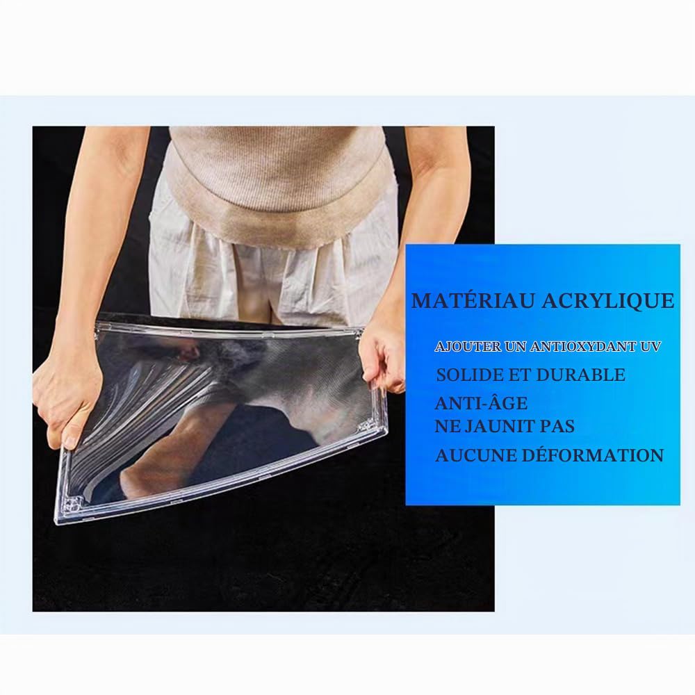 Vitrine Acrylique Transparente Empilable pour Collection Figurine,36x23x27cm Boîte de Présentation Display Case Box avec Marches Porte Magnétique pour Funko Pop Lego