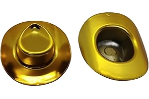 Golden Mini Cowboy Hat Ornaments: A Spirited Touch for Festivities