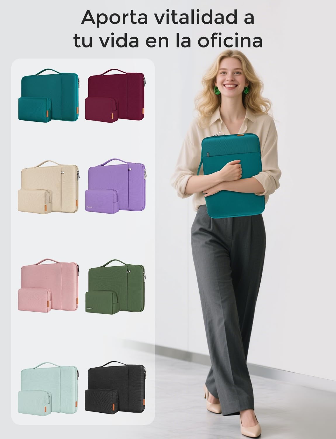 DOMISO Custodia Borsa Impermeabile Notebook Portatile Borsa Sleeve Custodia PC Portatile,LP07