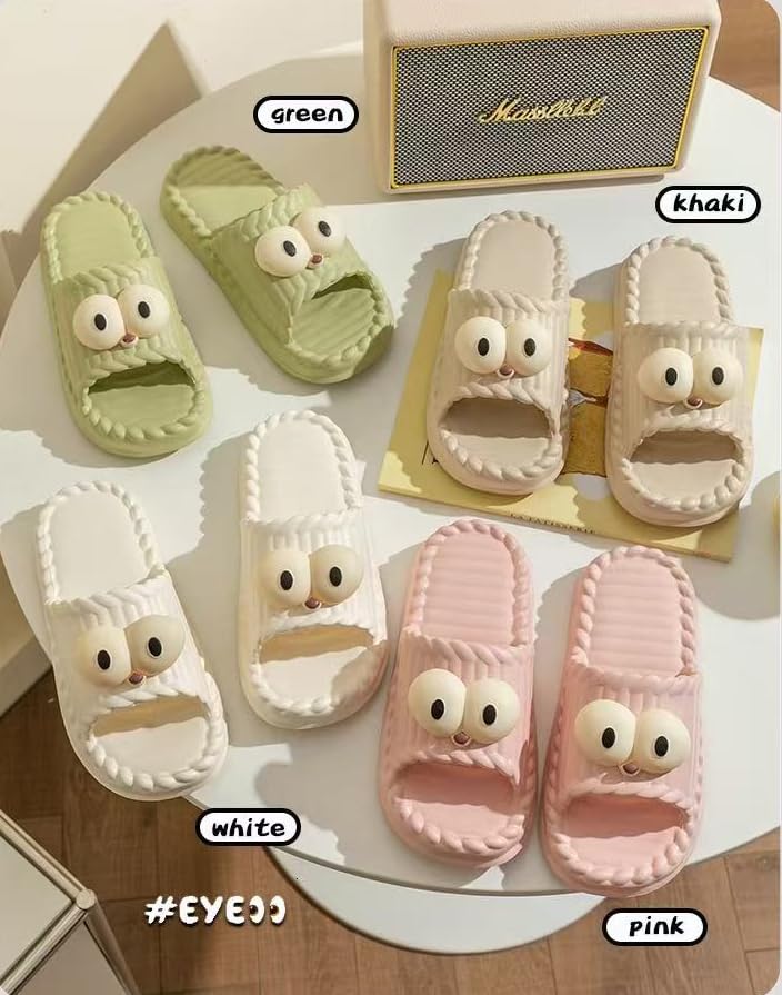 New Ultra Soft EVA Slippers，Cute bow slippers for summer, Thick Sole, Silent, Non-Slip Indoor Bathroom Sandals for Men & Women4