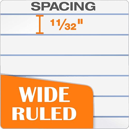 Miniatura 3 de Ashby - Paquete de 8 cuadernos de composición con rayas anchas con encuadernación cosida para mayor durabilidad - 4 colores divertidos (2 de cada