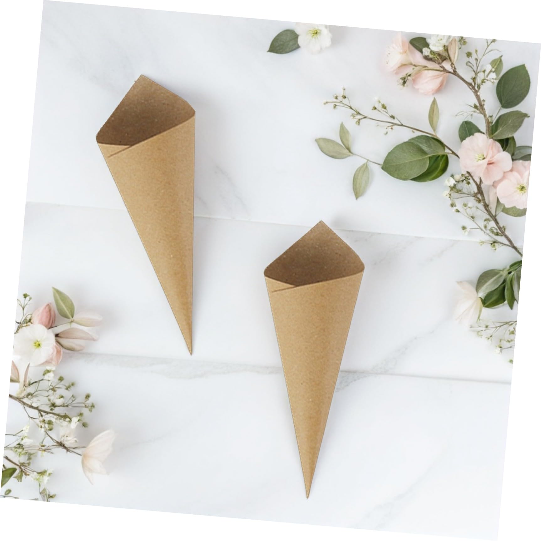 Blütenblattkegel 120 Stück Papier für Hochzeiten und Bachelorette