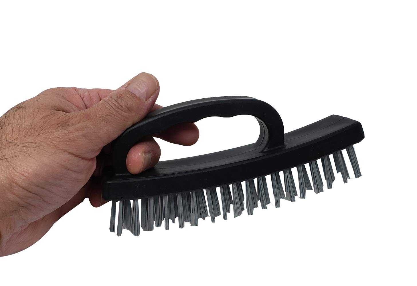 Wire Scratch Brush (2 Pack) 6.5 “ Durable Stainless Steel Comfortable Handle Grip